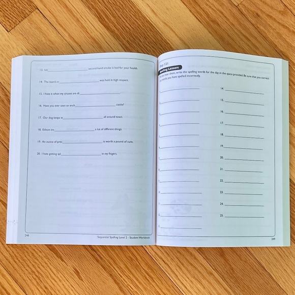 Sequential Spelling 2 student workbook, homeschool spelling curriculum - Picture 6 of 6